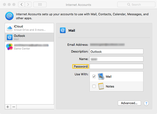 configure comcast email for mac mail sierra